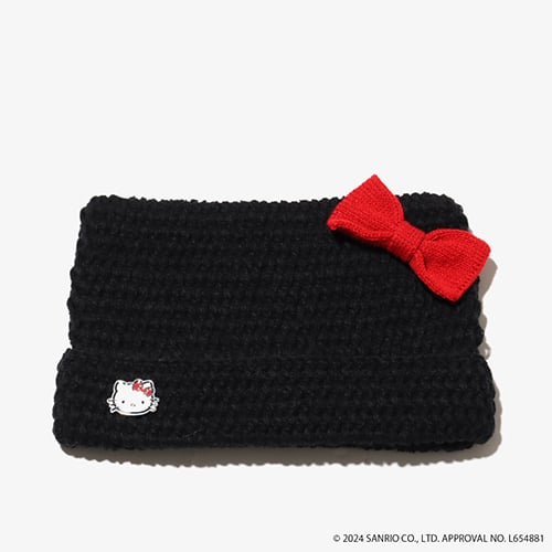 HELLO KITTY x atmos pink Double Open-end Zipper Parka BLACK