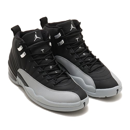 JORDAN BRAND AIR JORDAN 12 RETRO BLACK/WOLF GREY-WHITE（ジョーダン