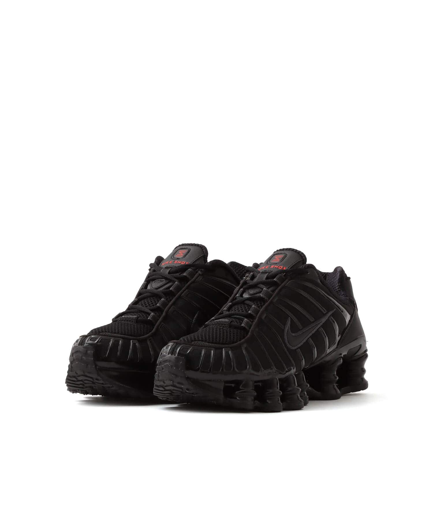 NIKE SHOX TL BLACK/BLACK-MTLC HEMATITE-MAX ORANGE（ナイキ