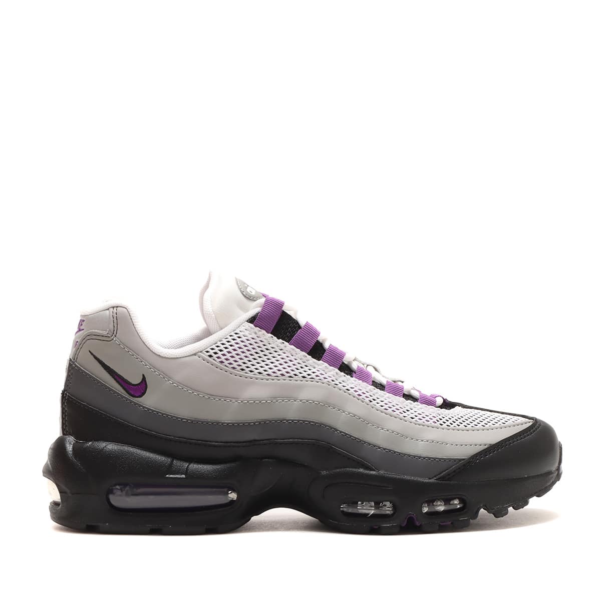 NIKE W AIR MAX 95 BLACK/DISCO PURPLE-PEARL GREY 23FA-I（ナイキ