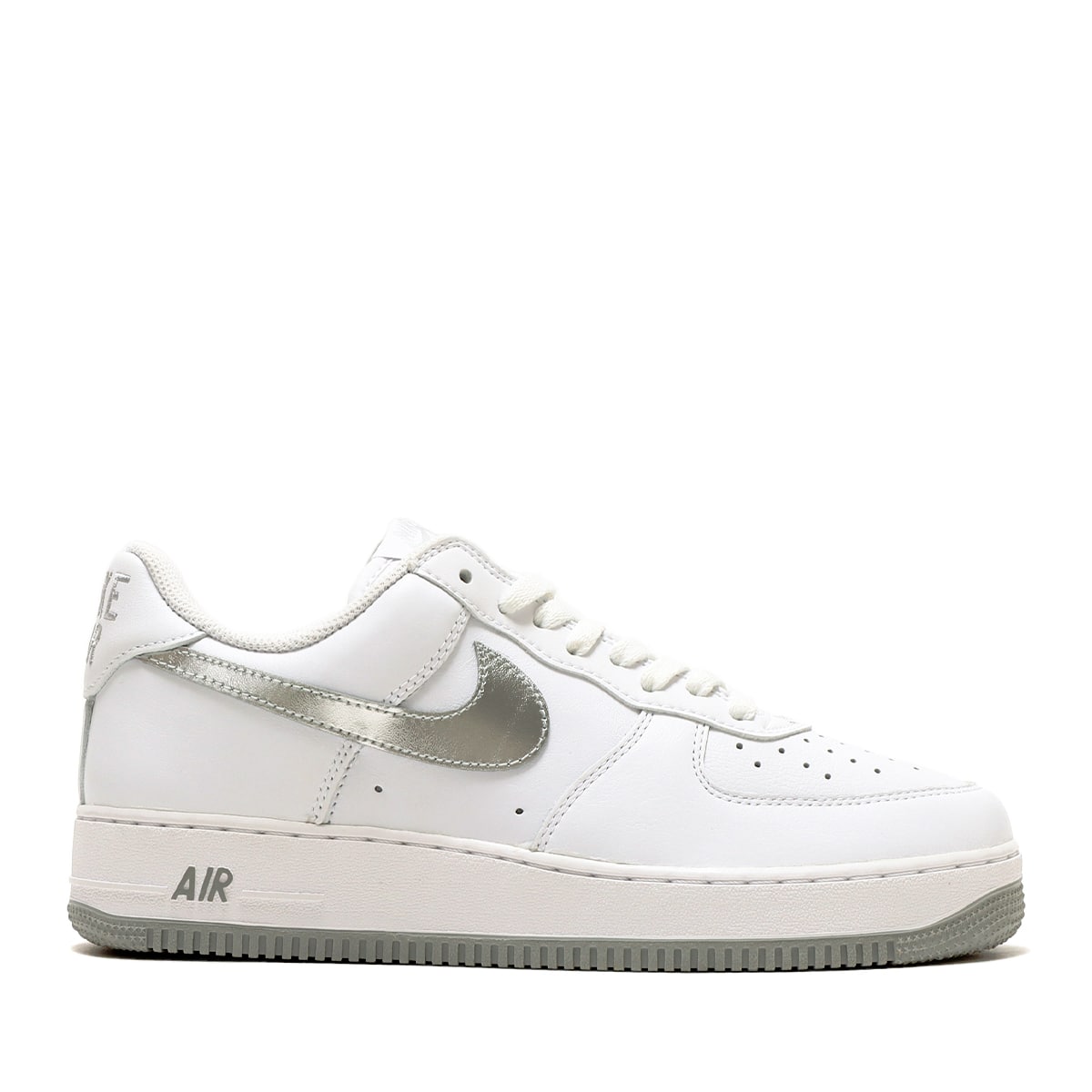 NIKE AIR FORCE 1 LOW RETRO WHITE/METALLIC SILVER-METALLIC GOLD