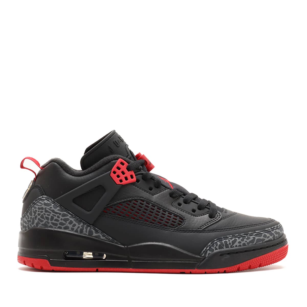 JORDAN BRAND JORDAN SPIZIKE LOW BLACK/GYM RED-COOL GREY