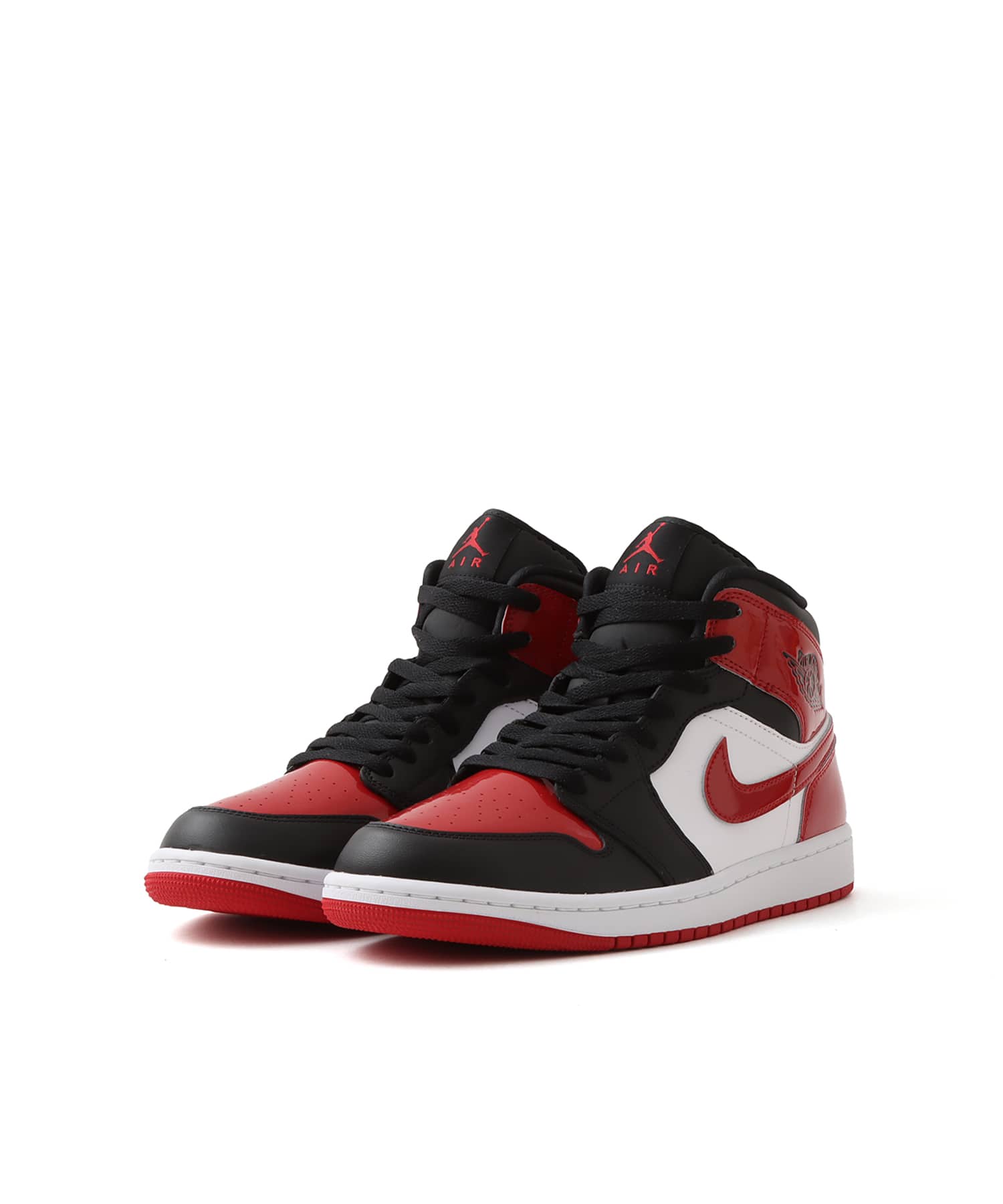 JORDAN BRAND AIR JORDAN 1 MID SE BLACK/VARSITY RED-WHITE