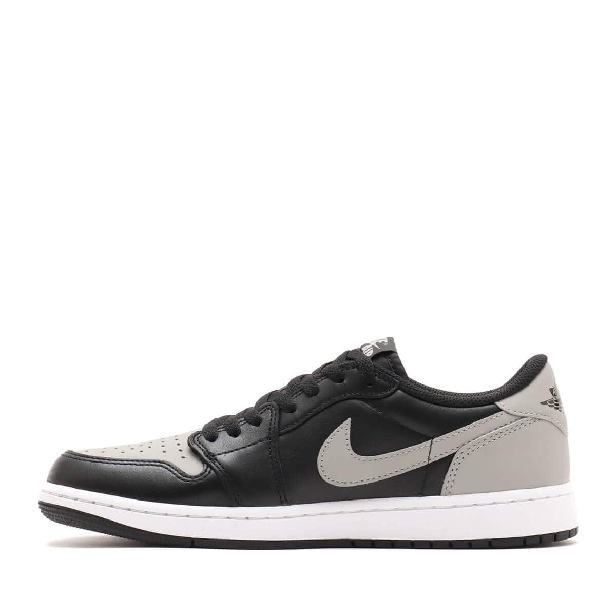 JORDAN BRAND AIR JORDAN 1 RETRO LOW OG BLACK/MEDIUM GREY-WHITE