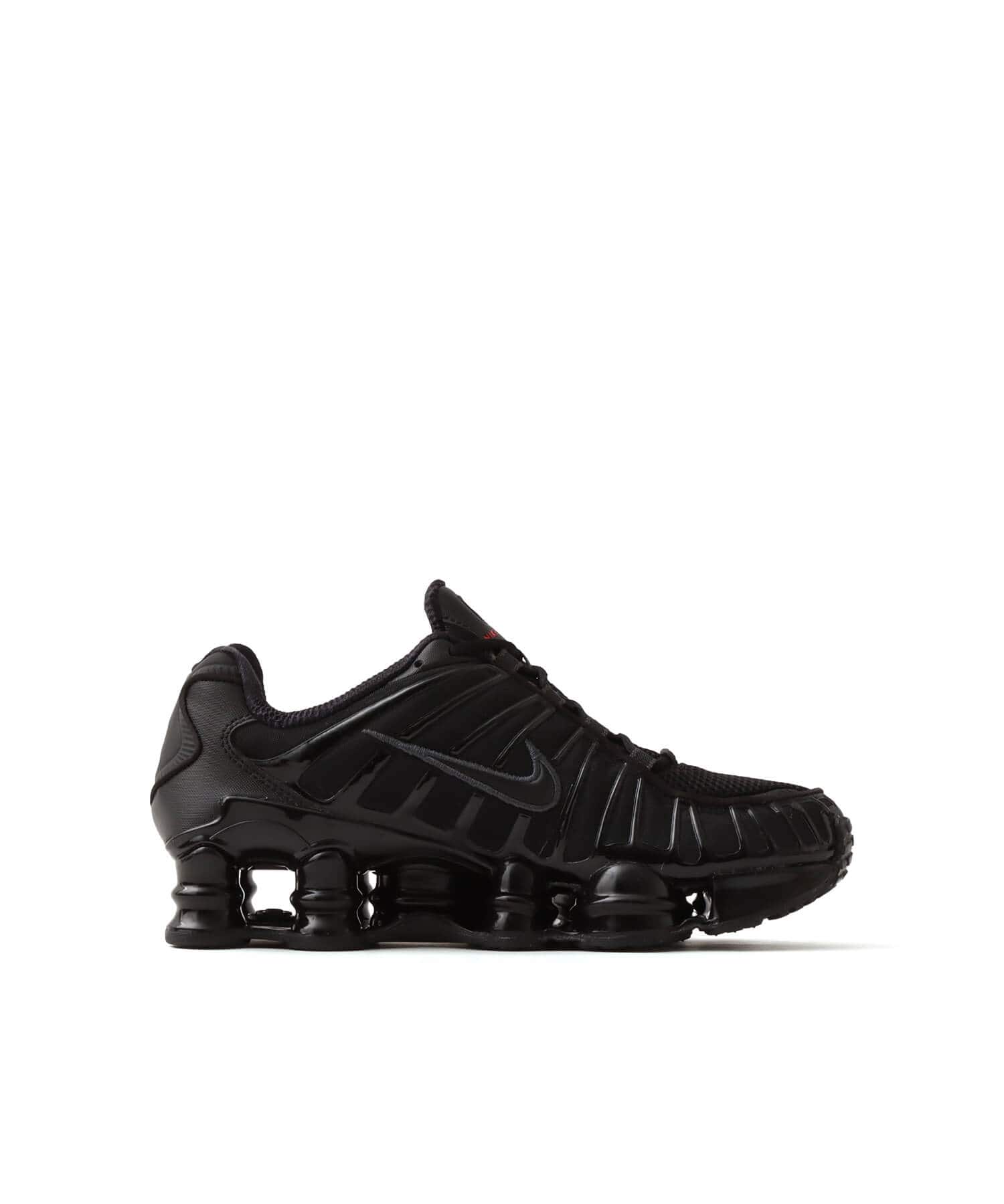NIKE SHOX TL BLACK/BLACK-MTLC HEMATITE-MAX ORANGE（ナイキ
