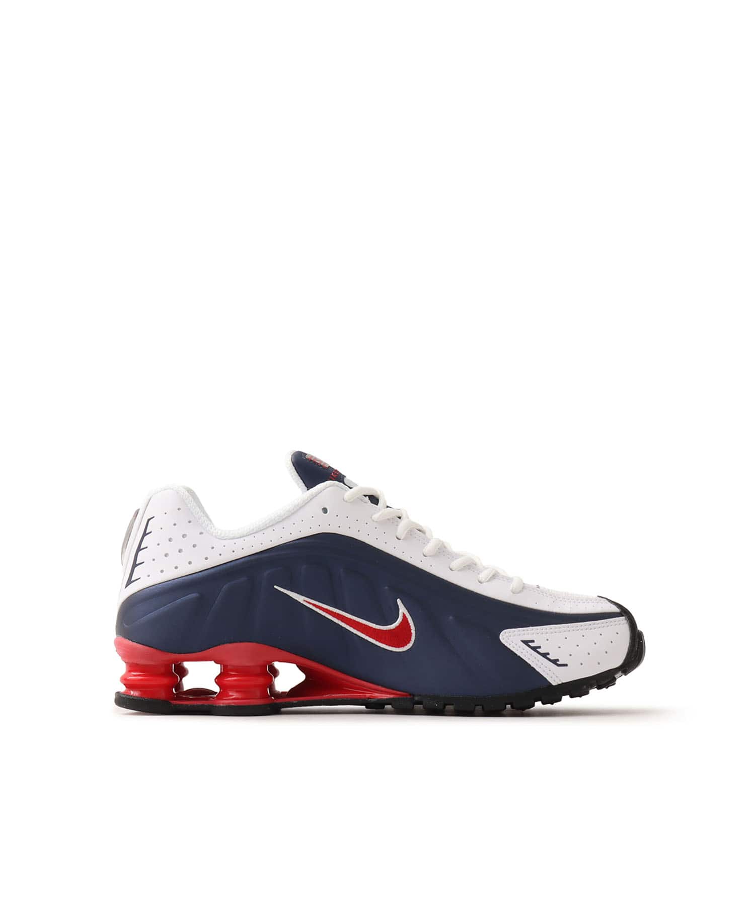 NIKE SHOX R4 MIDNIGHT NAVY/GYM RED-WHITE（ナイキ ショックス R4