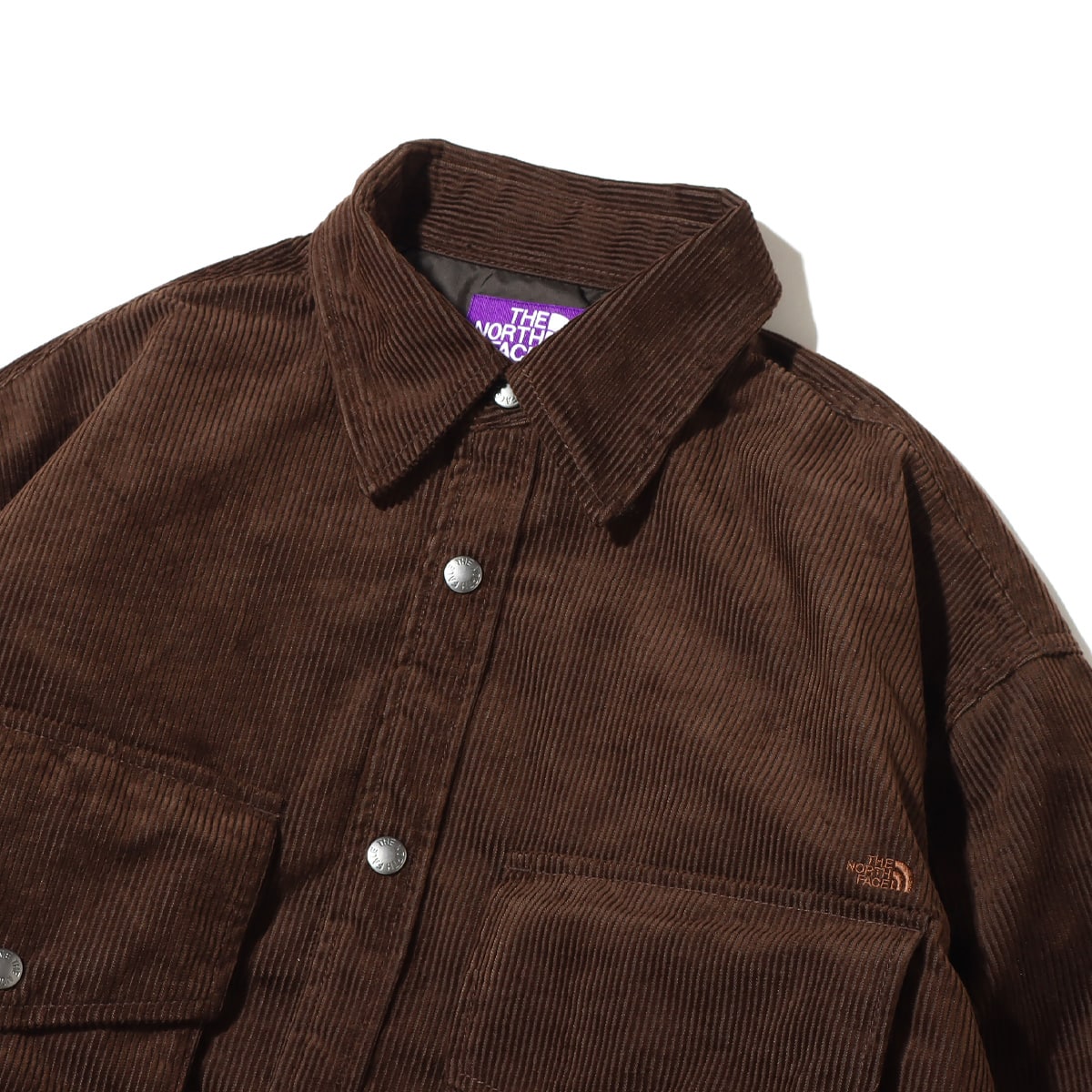 THE NORTH FACE PURPLE LABEL Corduroy Insulation Shirt Jacket Brown