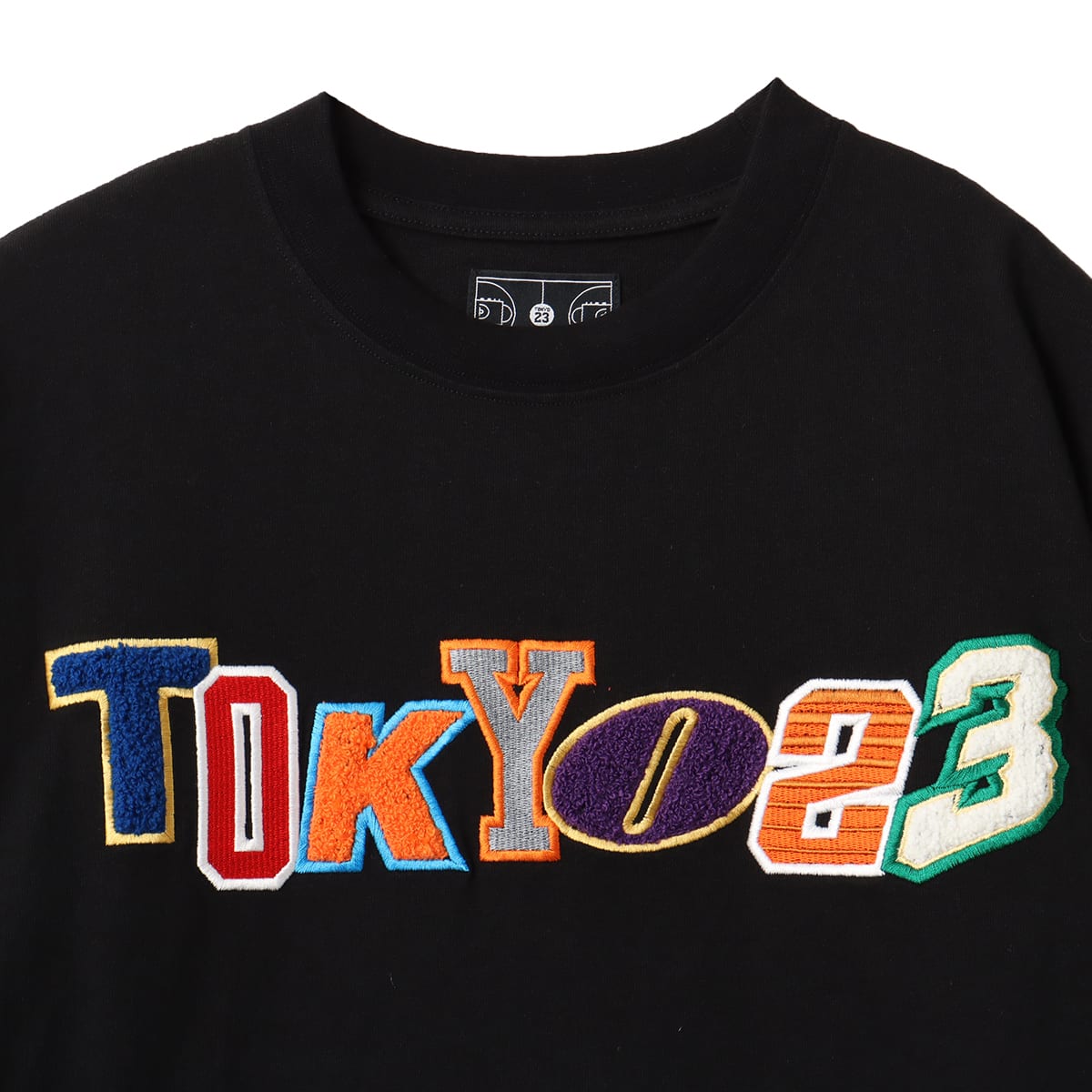 TOKYO 23 EMBROIDERY T-shirt BLACK（トウキョウ23 エンブロイダリー T