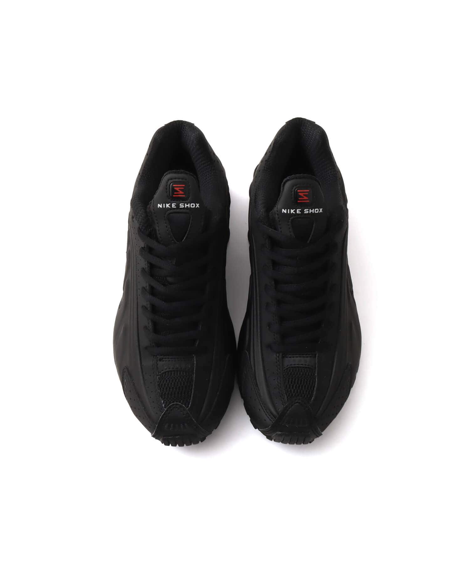 NIKE SHOX R4 BLACK/BLACK-BLACK-MAX ORANGE （ナイキ ショックス R4