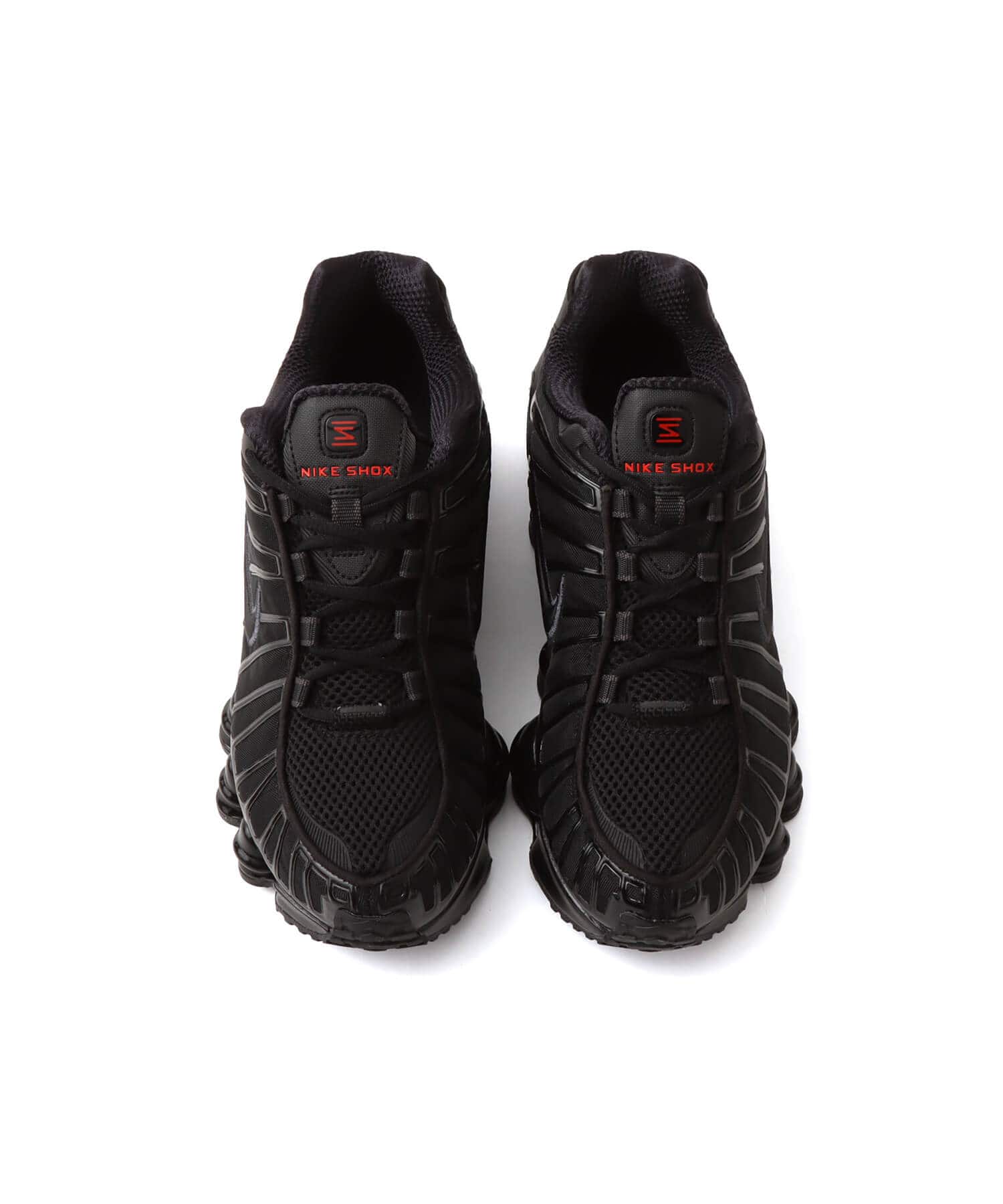 NIKE SHOX TL BLACK/BLACK-MTLC HEMATITE-MAX ORANGE（ナイキ