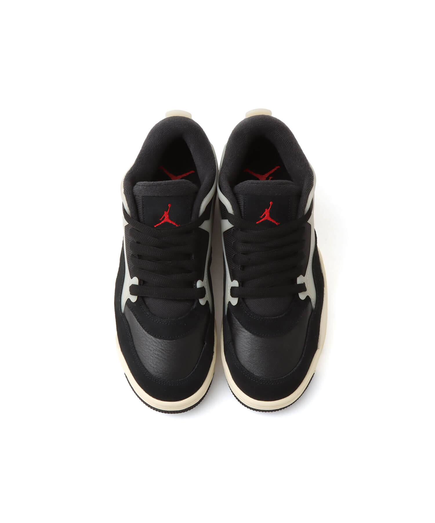 JORDAN BRAND AIR JORDAN 4 RM BLACK/GYM RED-SAIL-COCONUT MILK