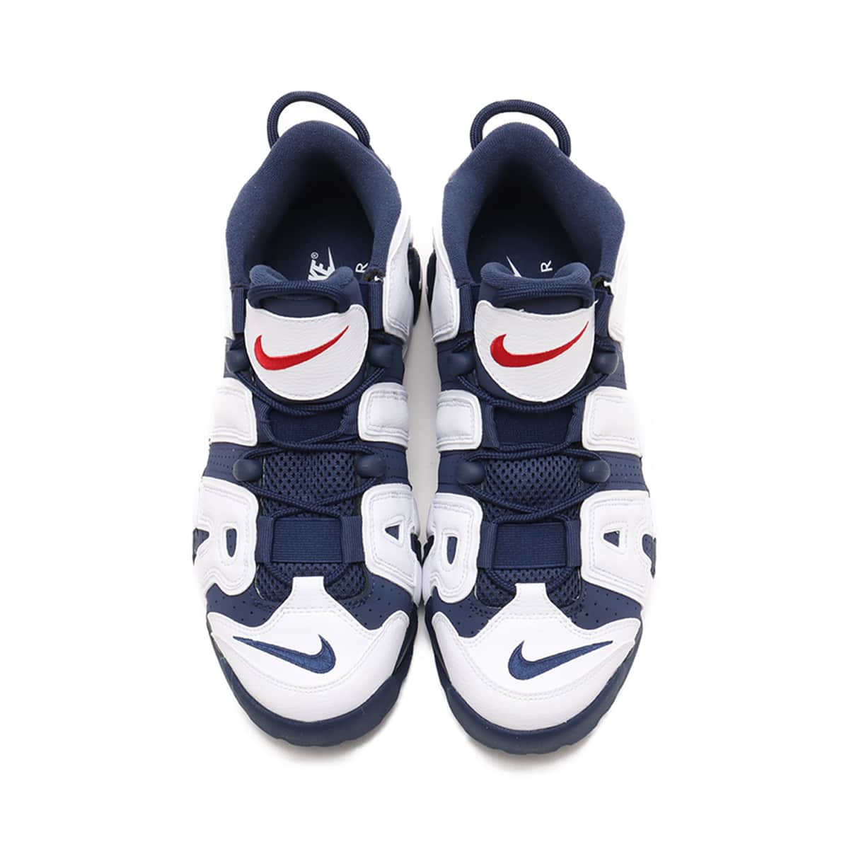 NIKE AIR MORE UPTEMPO '96 WHITE/MIDNIGHT NAVY-METALLIC GOLD