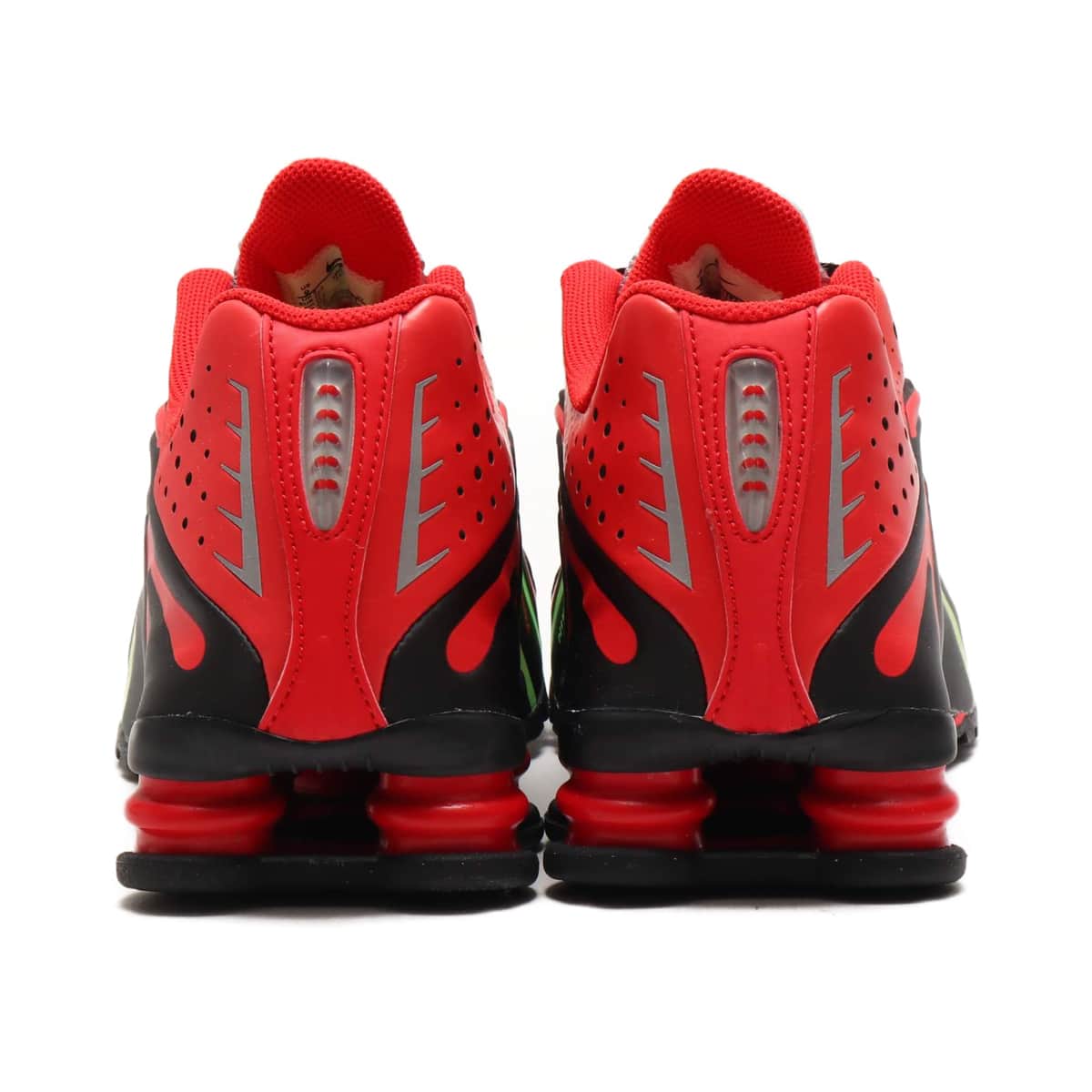 NIKE SHOX R4 / NEYMAR JR. BLACK/CHALLENGE RED-METALLIC SILVER 19SU
