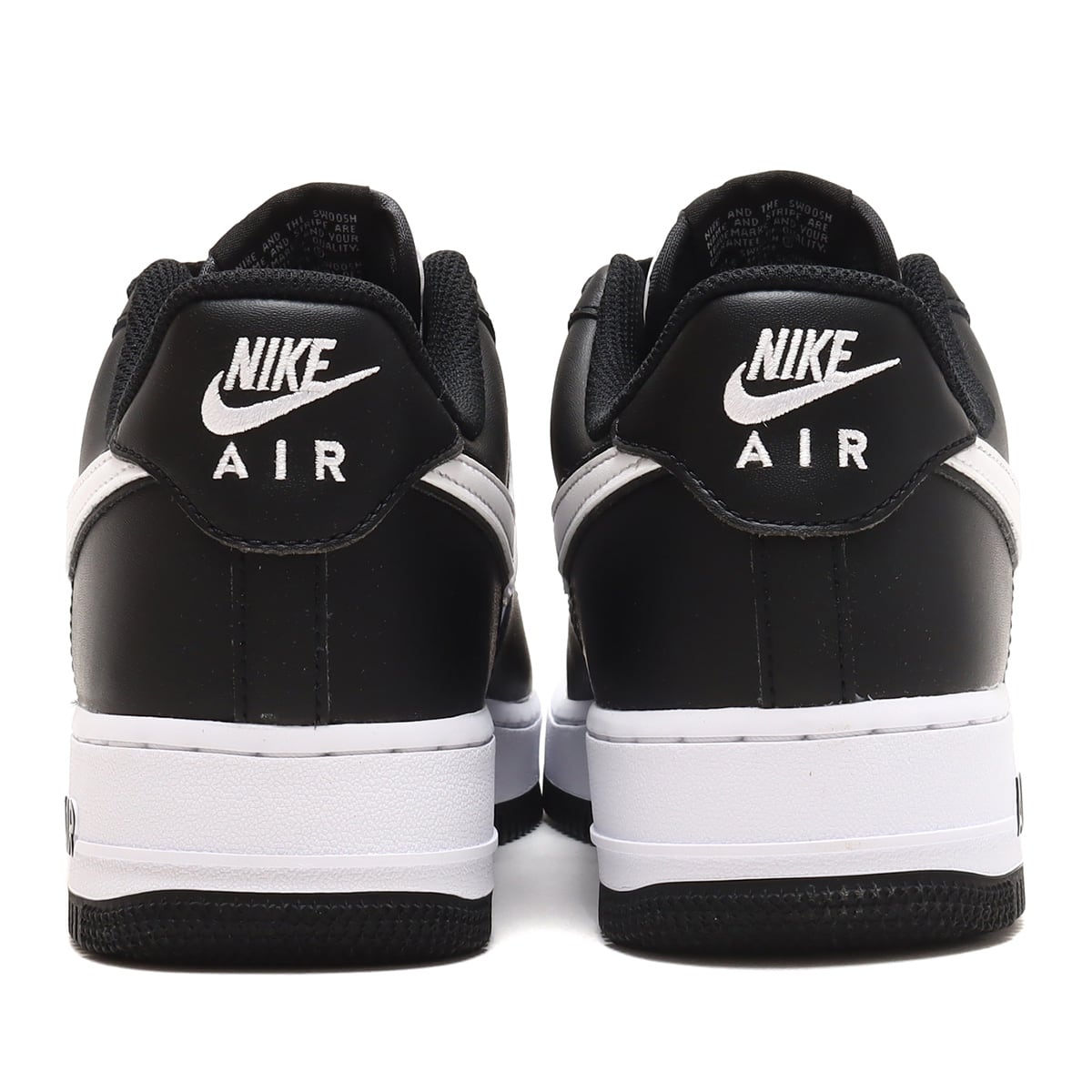 NIKE AIR FORCE 1 '07 BLACK/WHITE-BLACK（ナイキ エア フォース 1 '07