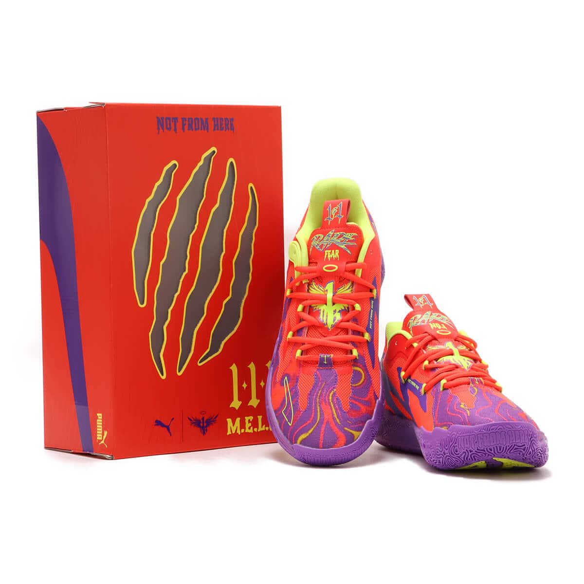 PUMA MB.03 LO LAVA PURPLE GLIMMER-RED BLAST （プーマ MB.03 LO