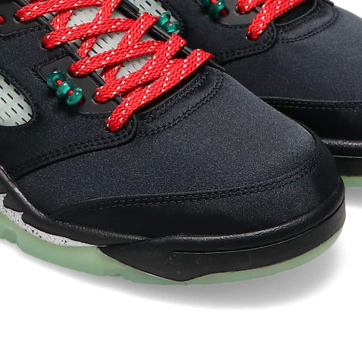 JORDAN BRAND AIR JORDAN 5 RETRO LOW SP BLACK/CLASSIC JADE-FIRE RED