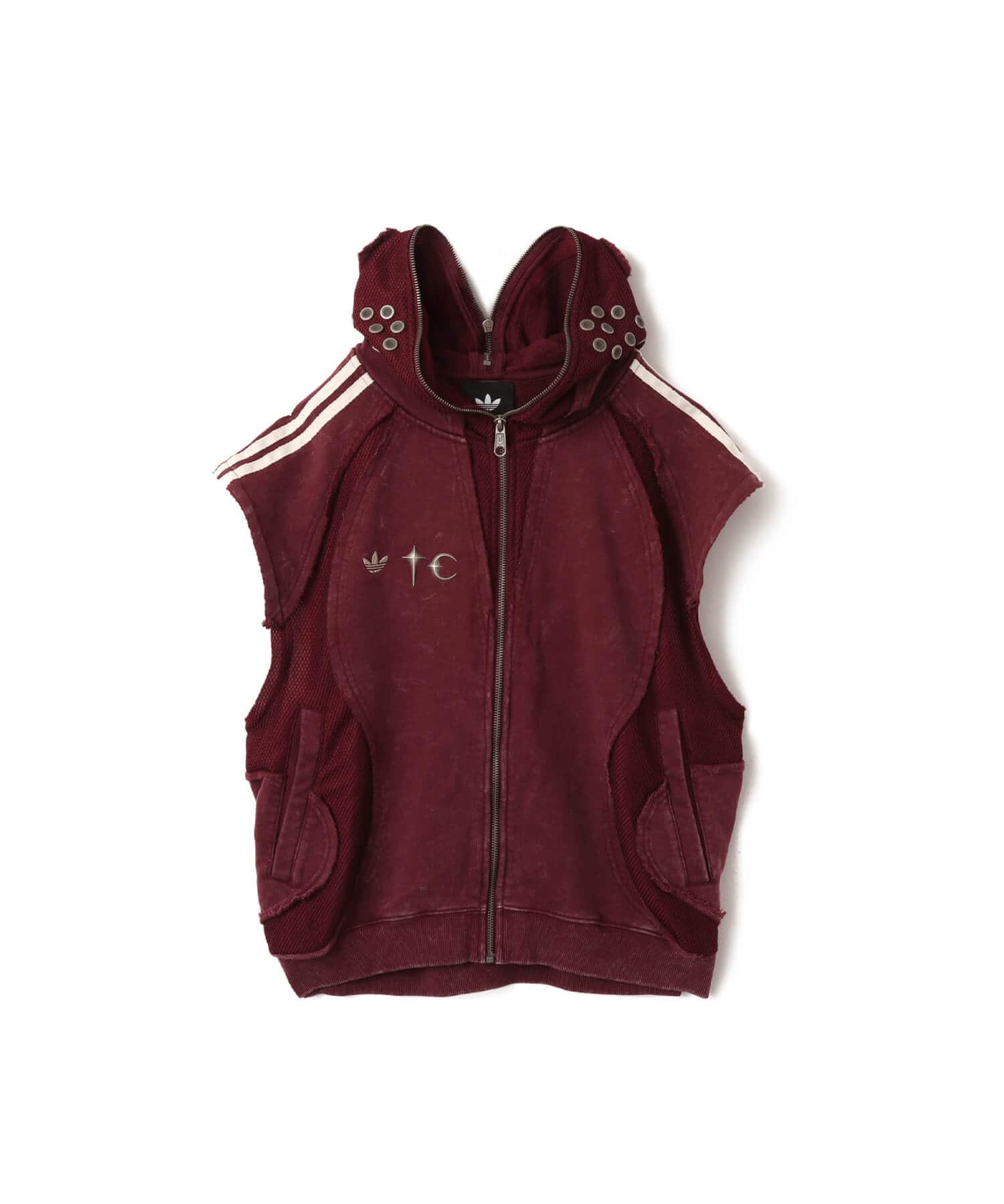 adidas THUG CLUB TEAMGEIST HOODED ZIP UP マルーン（アディダス サグ