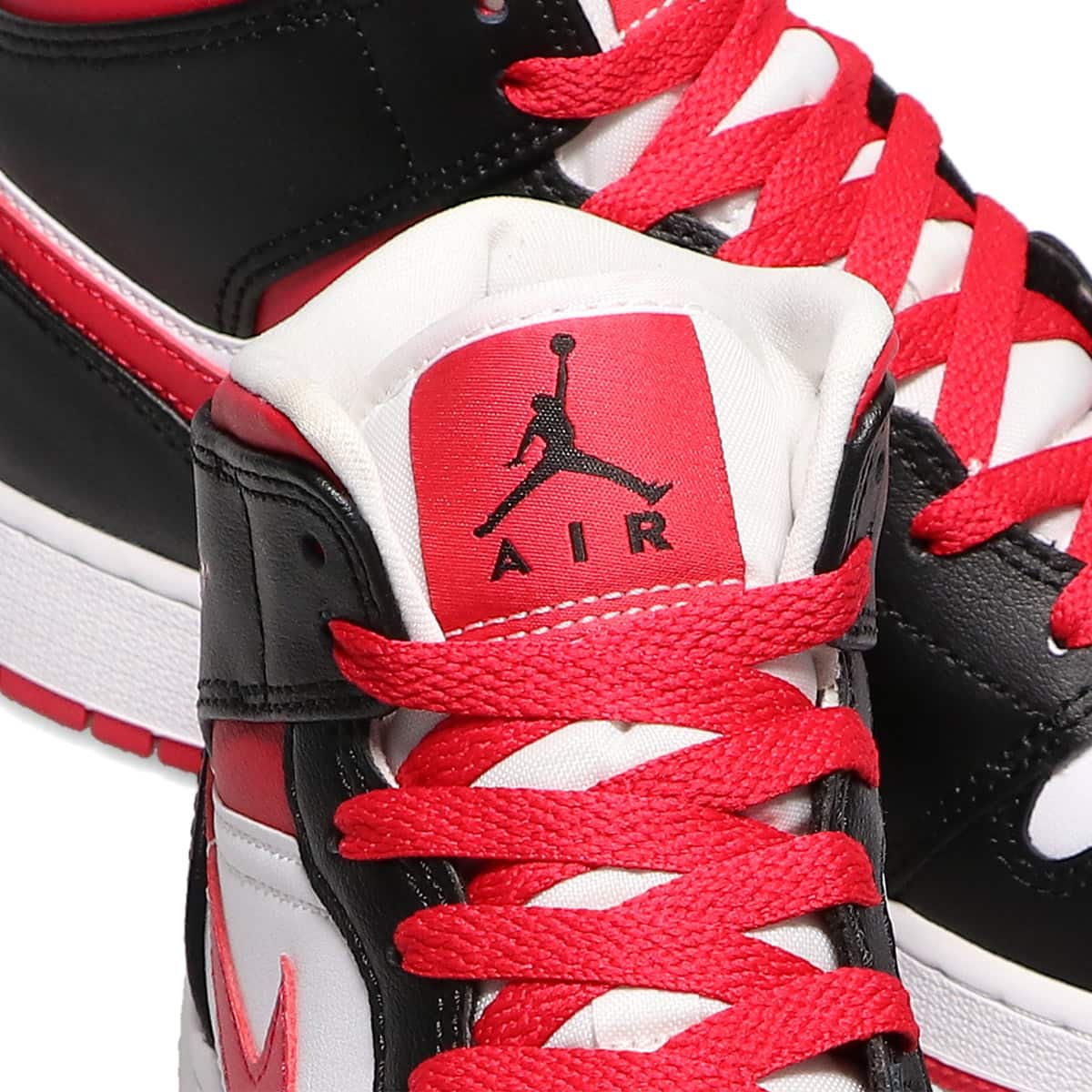 JORDAN BRAND AIR JORDAN 1 MID (GS) BLACK/VERY BERRY-WHITE 21FA-I
