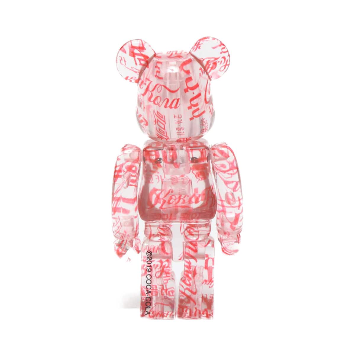 MEDICOM TOY BE@RBRICK atmos x Coca-Cola 100% & 400% CLEAR BODY Ver