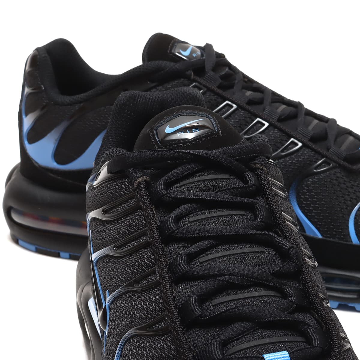 NIKE AIR MAX PLUS BLACK/BLACK-UNIVERSITY BLUE 23SP-I（ナイキ エア