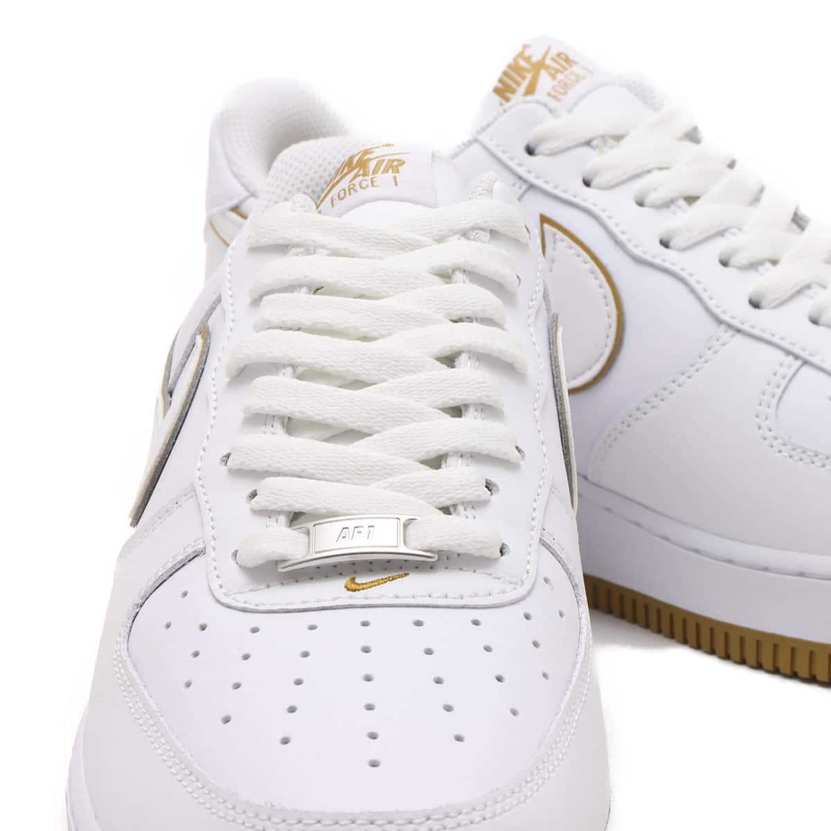 NIKE AIR FORCE 1 '07 WHITE/WHITE-BRONZINE（ナイキ エア フォース 1