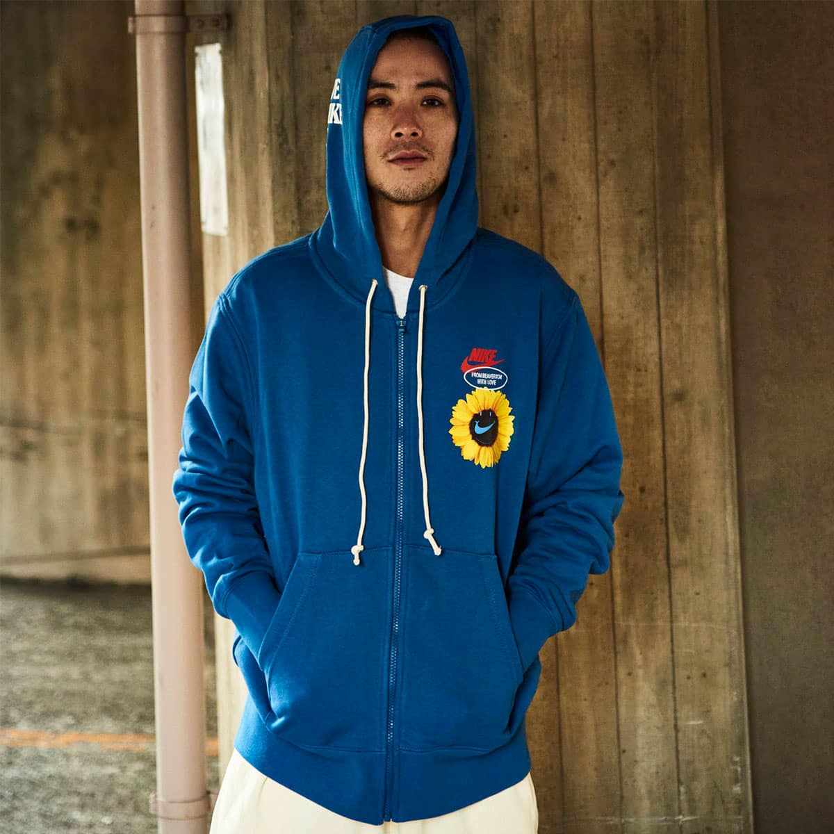 NIKE AS M NSW HBR-S FT FZ HOODIE DK MARINA BLUE 22SP-I（ナイキ NSW