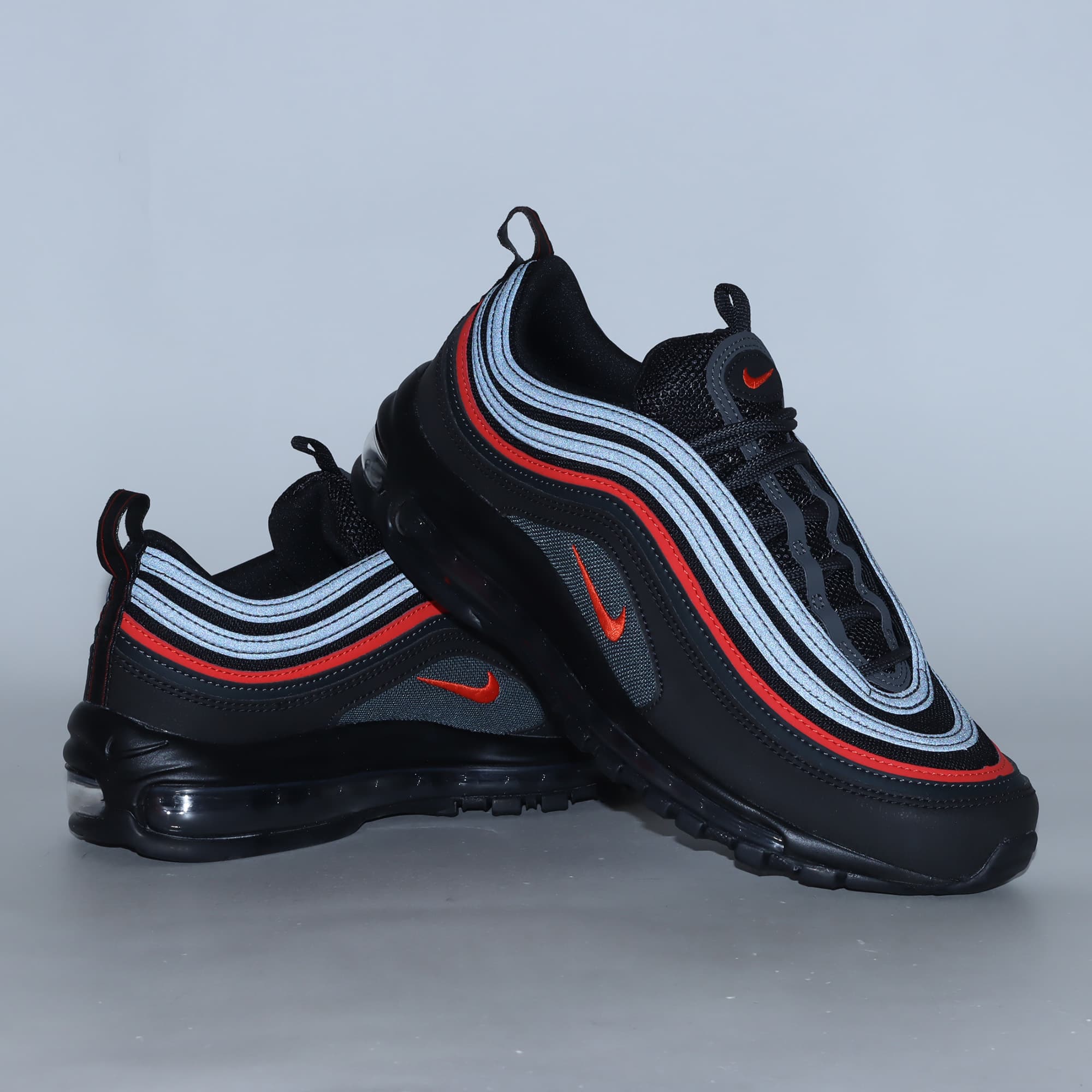 NIKE AIR MAX 97 BLACK/PICANTE RED-ANTHRACITE（ナイキ エア マックス