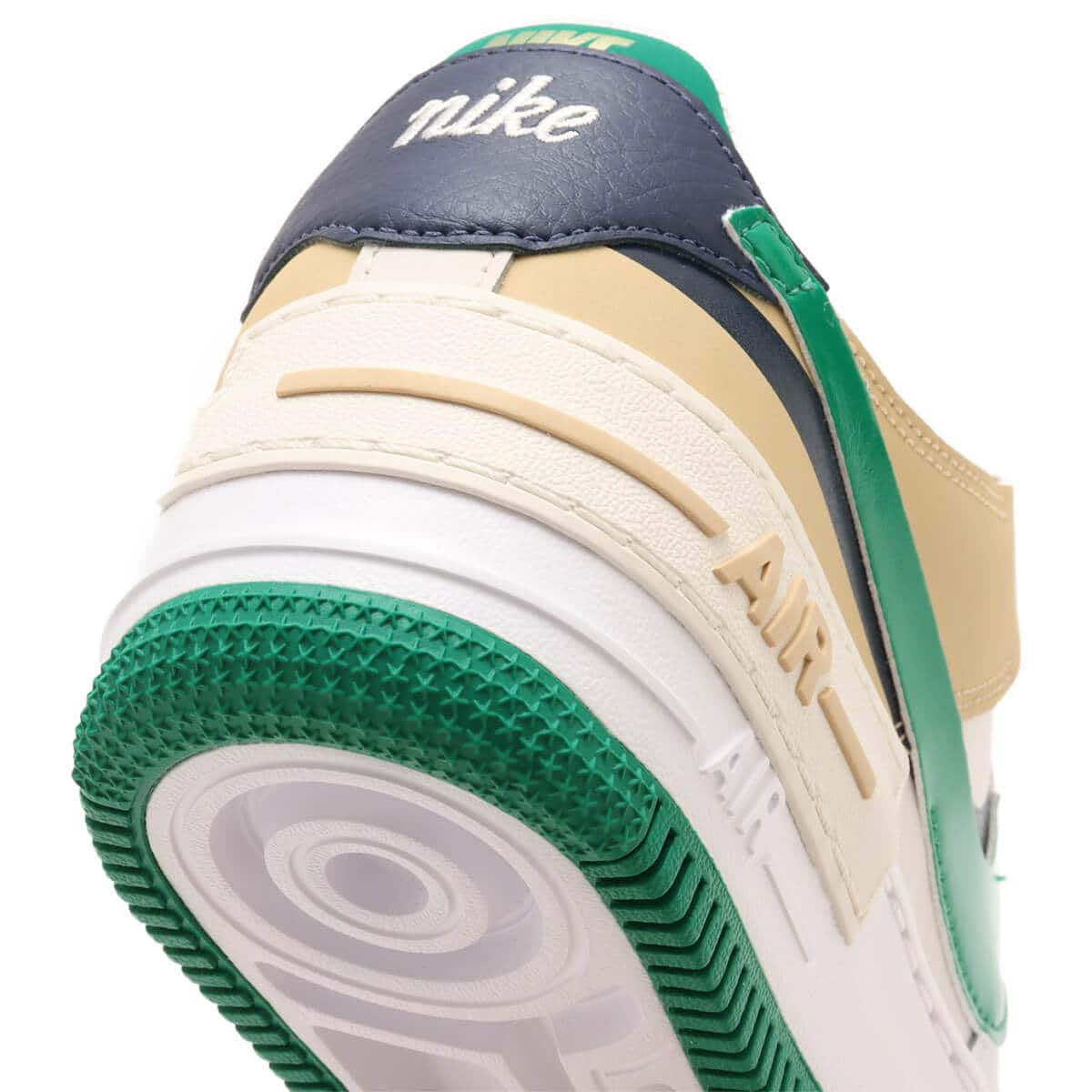 NIKE W AF1 SHADOW WHITE/MIDNIGHT NAVY-MALACHITE-SESAME（ナイキ