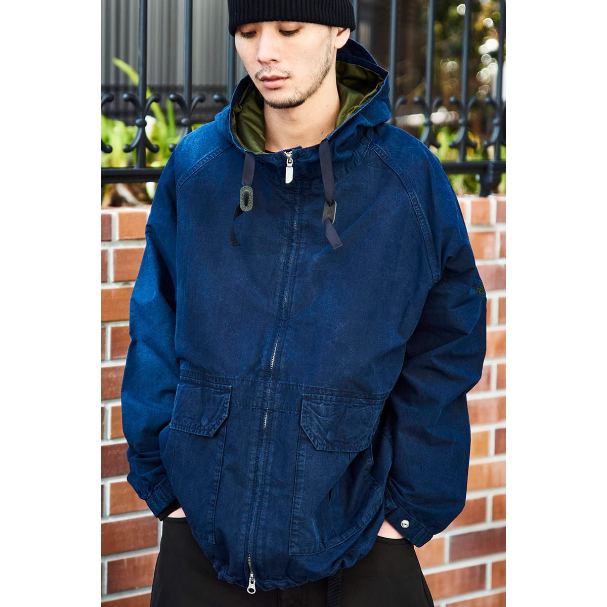 THE NORTH FACE PURPLE LABEL Indigo Mountain Wind Parka INDIGO 22SS