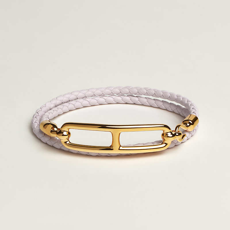 レザーブレスレット 《ルリ》 ドゥブルトゥール | Hermès - エルメス