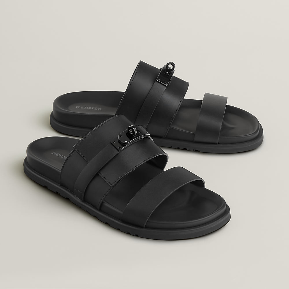 Jackson sandal - Black | Hermès UK