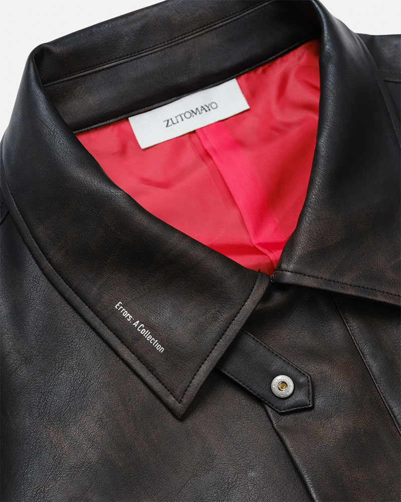 Zutomud Fake Leather Blouson - ZUTOMAYO MART