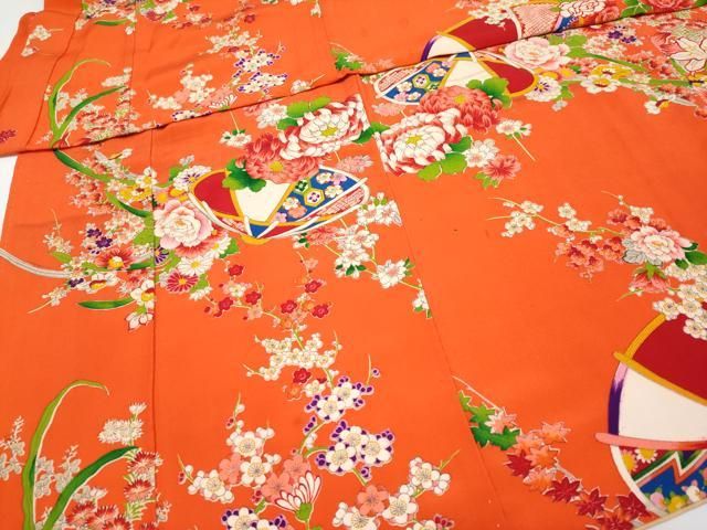 平和屋着物□極上 アンティーク 大正ロマン 七五三 女の子 3歳 祝着