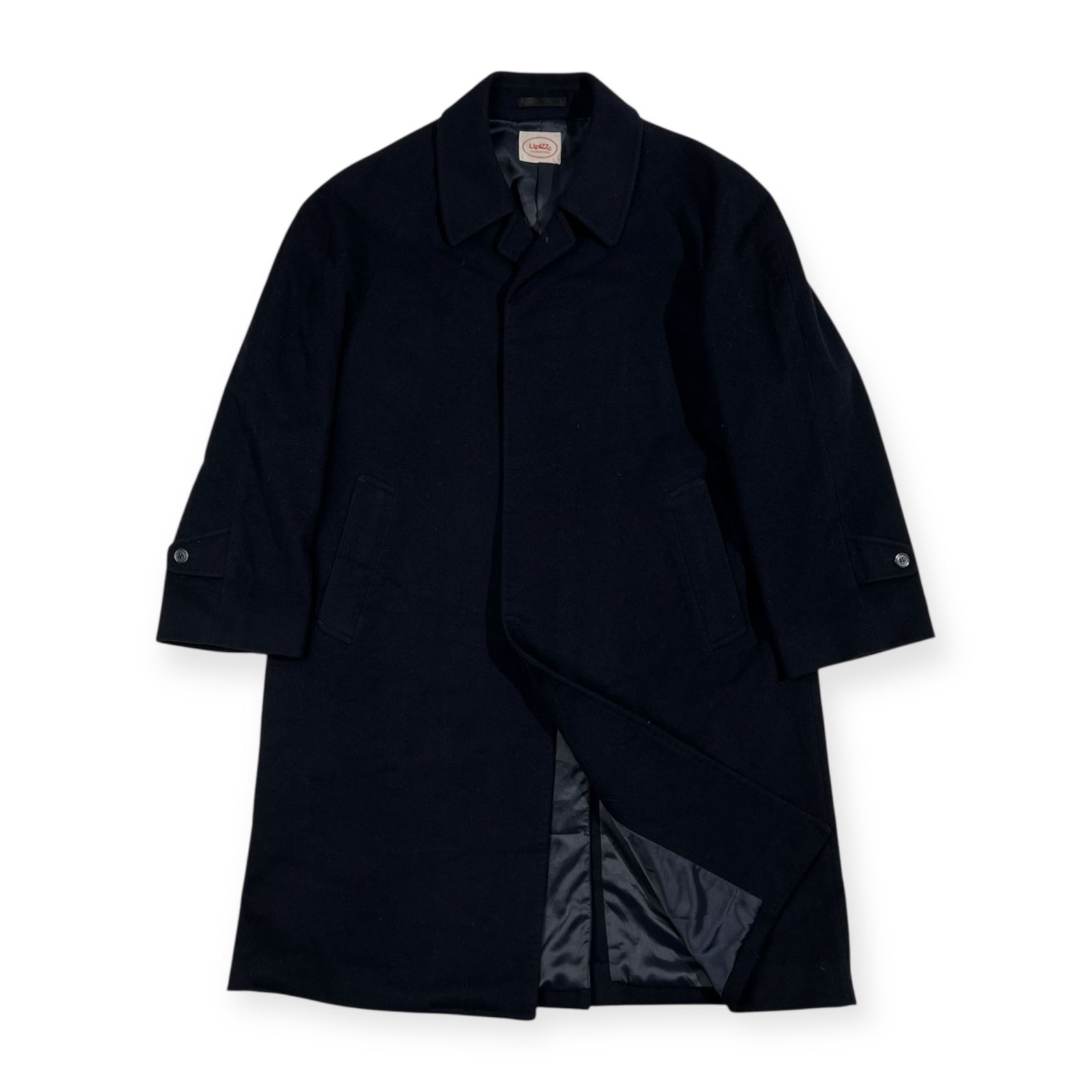 カシミヤ100% LIPIZZG 高級 カシミア 比翼 ステンカラーコート サイズ