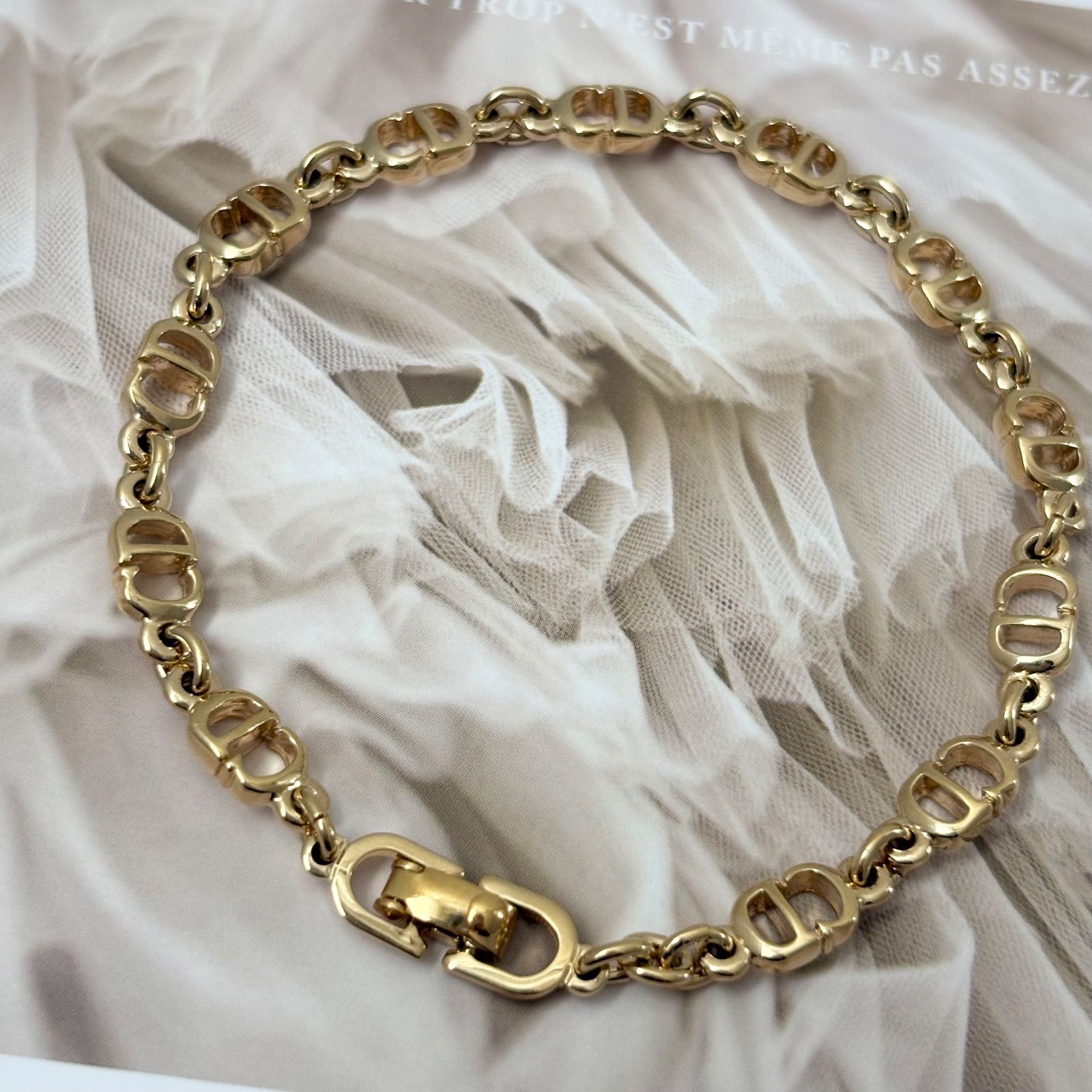 極美品】クリスチャンディオール ブレスレット CDロゴ アクセサリー