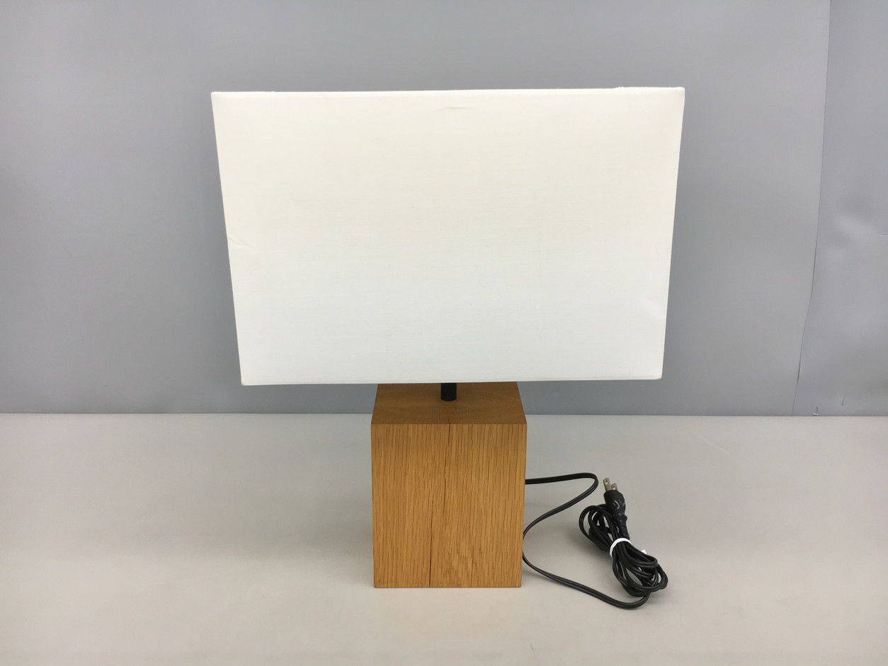 無印良品 MUJI スタンドライト MJ-SOSA オーク材スタンド 四角シェード