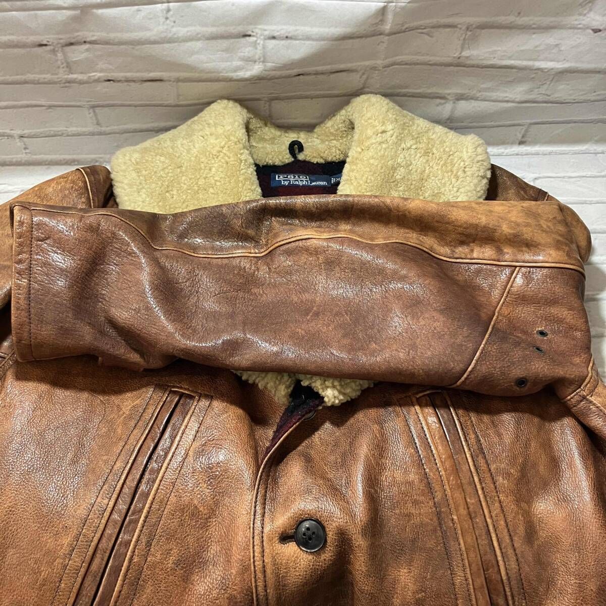 POLO RALPH LAUREN / ポロ ラルフローレン / リアルムートン / レザー