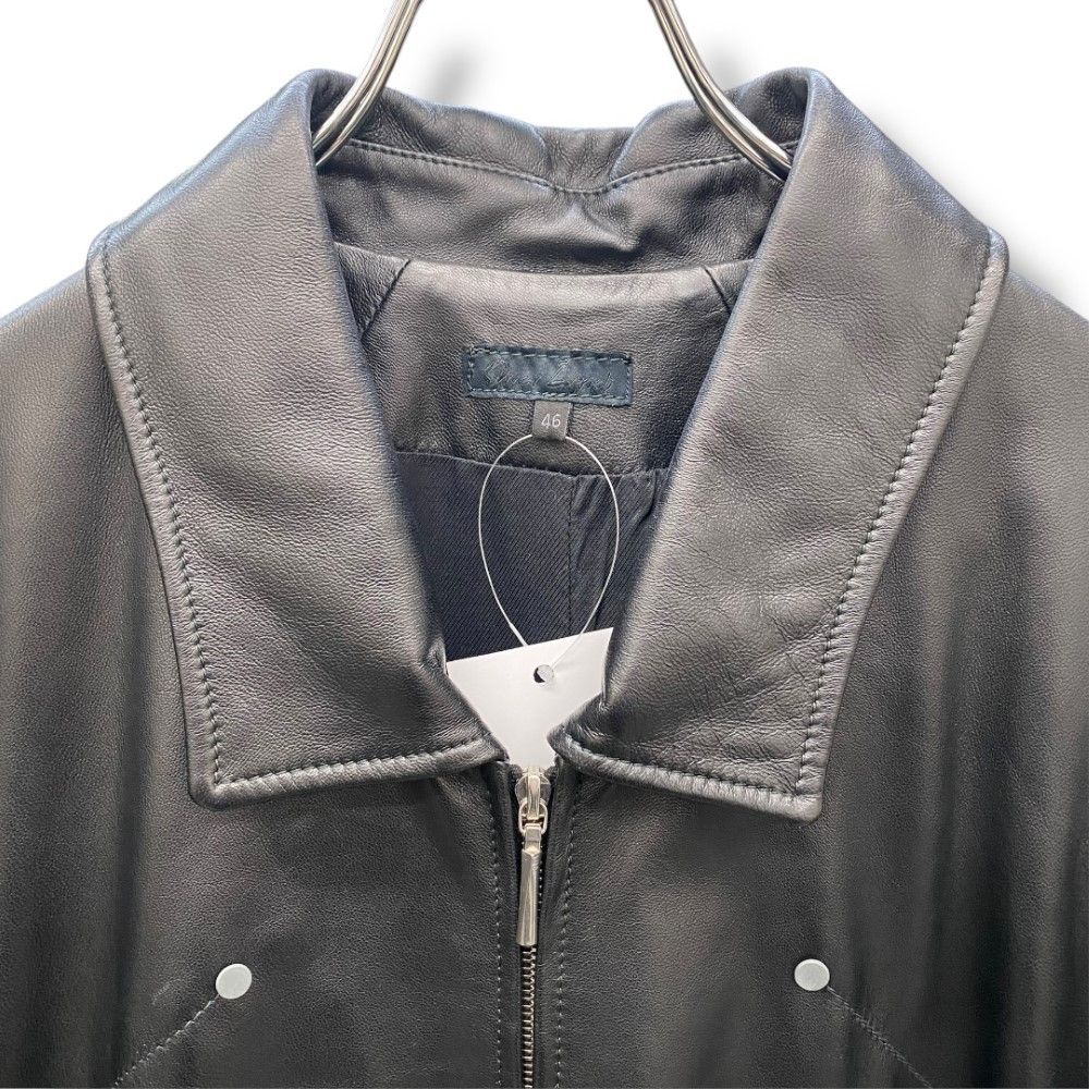 OMAR AFRIDI 23SS スタッズ レザージャケット サイズ46 ブラック