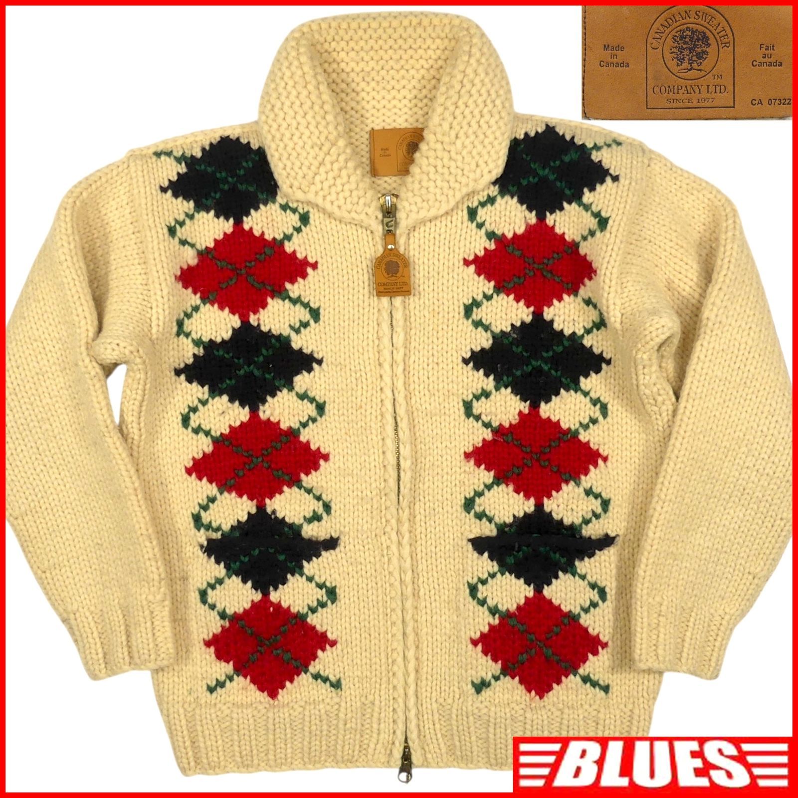 CANADIAN SEWATER カナディアンセーター カウチンセーター XL ハンド