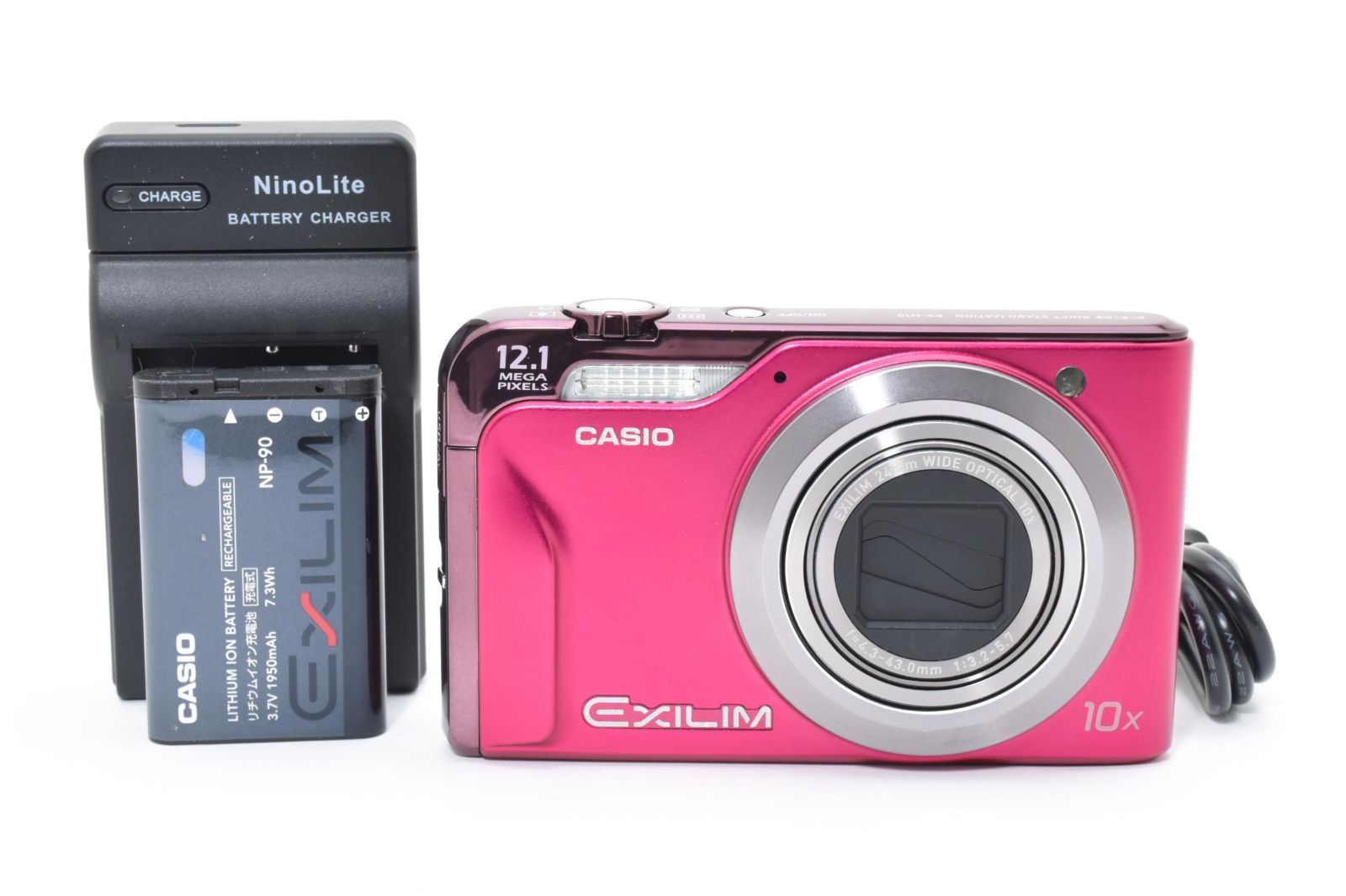 ☆美品☆カシオ CASIO EXILIM EX-H10 コンパクトデジタルカメラ ピンク