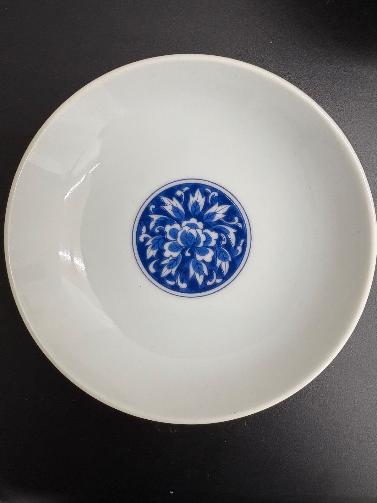 未使用】前畑陶器 庫山窯 緑金唐草 御碗揃 蓋付 5客 小丼碗 【廃盤品