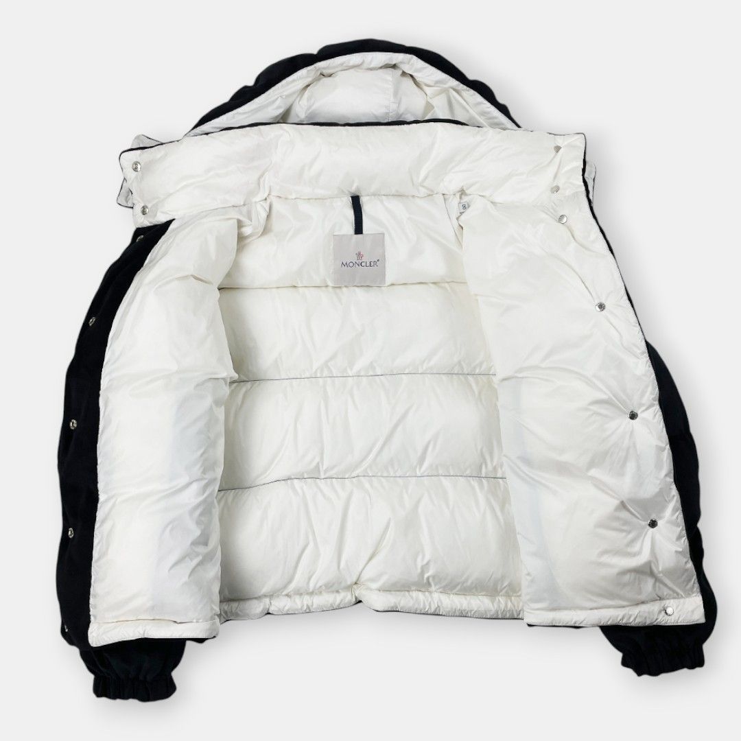 希少 MONCLER DAOS 23AW モンクレール ベロア調 ショート ダウン