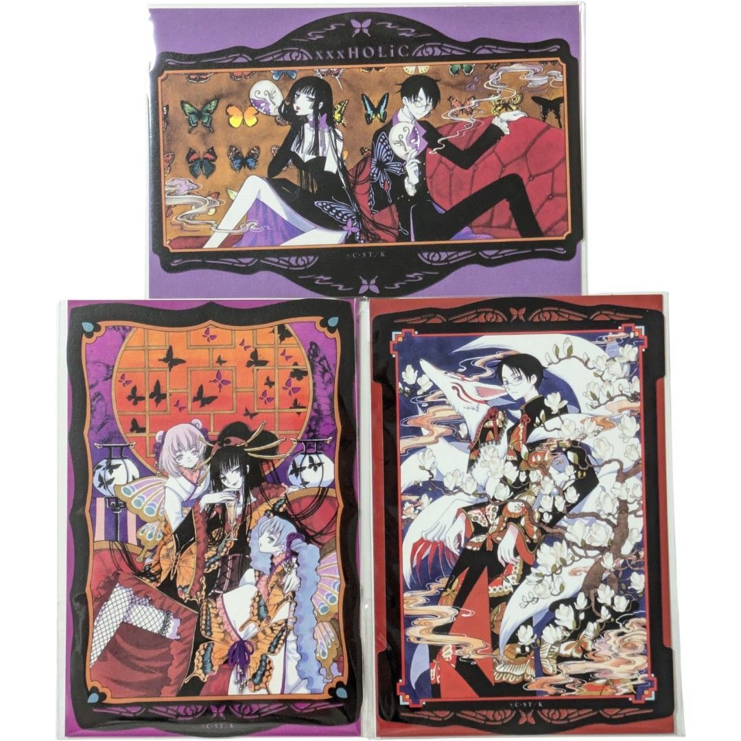 送料無料 24時間以内発送 新品 切り絵カード xxxHOLiC 壱原侑子 四月一