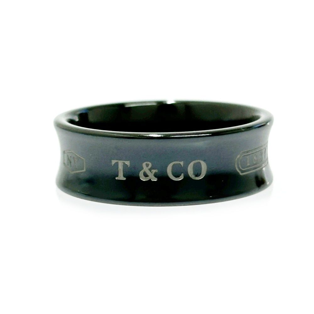 中古】TIFFANY&Co. ティファニー チタン 1837 ナロー ワイド リング