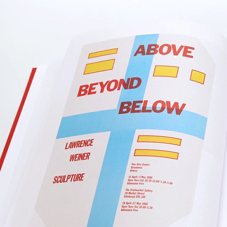 新品】【1点販売】OF & ABOUT POSTERS: THE LAWRENCE WEINER POSTER