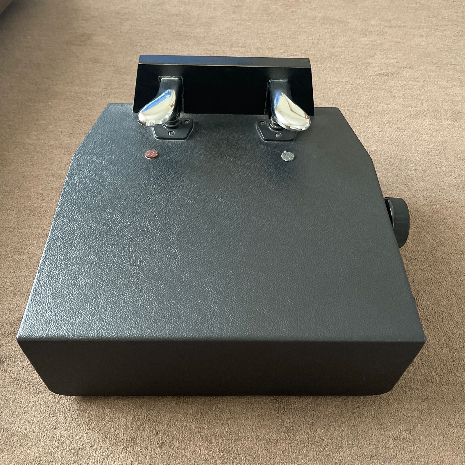 吉澤】PEACOCK 足台 補助ペダル 黒 吉澤】PEACOCK 足台 補助ペダル 黒