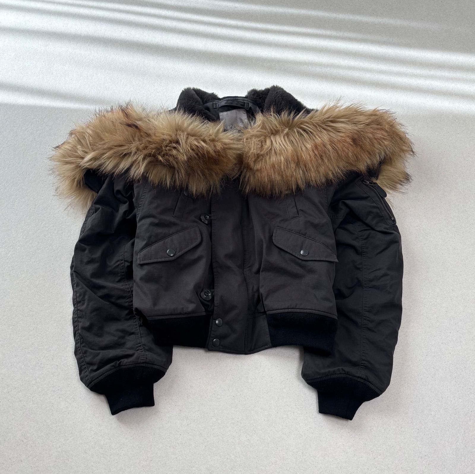 25AW moussy SHORT N2B black マウジー n-2b レディース フリーサイズ