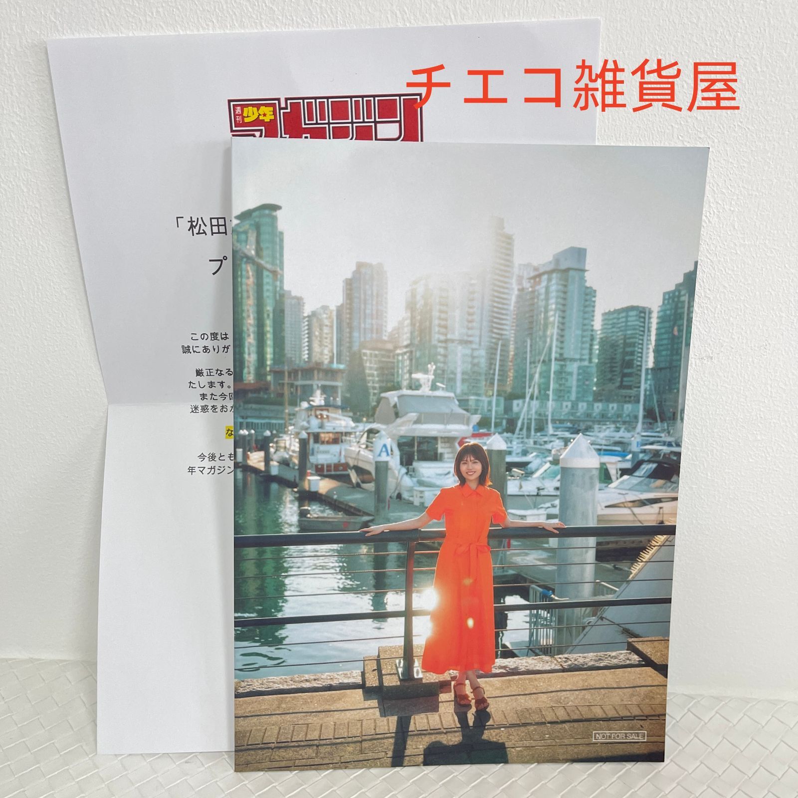 日向坂46 松田好花 1st 写真集 振り向いて アザーカットミニブック