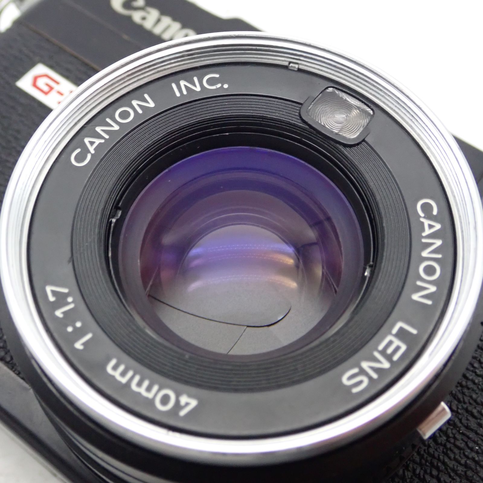 良品 Canon Canonet QL17 G-III G3 ブラックペイント 40mm f1.7 レンジ