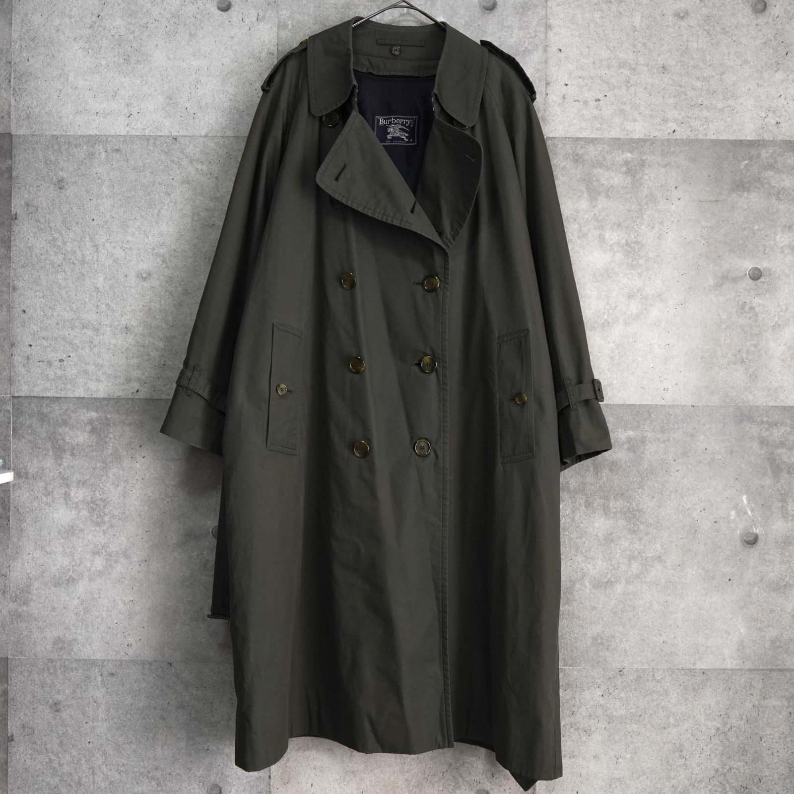 着丈111 バーバリー ライナー ベルト付 トレンチコート ノバチェック